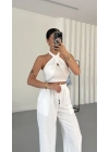 Mosby Halter Takım - Beyaz