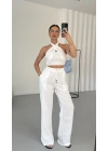 Mosby Halter Takım - Beyaz