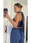 Mosby Halter Takım - Lacivert