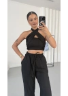 Mosby Halter Takım - Siyah