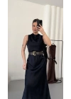 Natalia Maxi Elbise - Lacivert