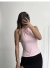 Naye Toka Detay Bluz - Pembe