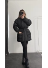 Nidale Şişme Mont - Siyah