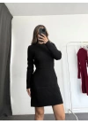 Nina Triko Elbise - Siyah