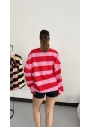 NY City Sweatshirt - Pembe|Kırmızı