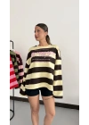 NY City Sweatshirt - Sarı|Kahve