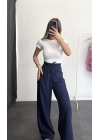 Olive Salaş Pantolon - Lacivert