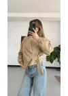 Penny Bomber Ceket - Bej