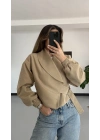 Penny Bomber Ceket - Bej