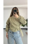 Penny Bomber Ceket - Haki
