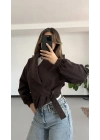 Penny Bomber Ceket - Kahve