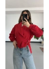 Penny Bomber Ceket - Kırmızı