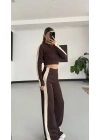 Penny Şeritli Takım - Kahve