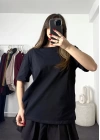 Pony Premium Oversize Tshirt - Siyah