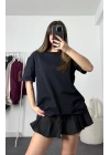 Pony Premium Oversize Tshirt - Siyah