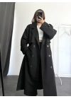 Queen Trençkot - Siyah