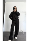 Rami Manşetli Basic Takım - Siyah