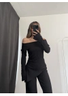 Rebeca Asimetrik Takım - Siyah