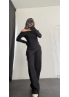 Rebeca Asimetrik Takım - Siyah