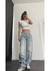 Riva Baggy Jean - Yıkamalı Kot