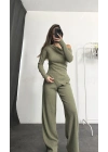 Rose Asimetrik Takım - Haki