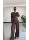 Roxa Bağlamalı Takım - Kahve
