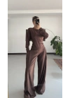 Roxa Bağlamalı Takım - Kahve