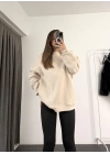 Rubi Bisiklet Yaka Sweatshirt - Bej