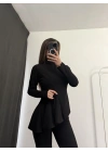 Sabrina Asimetrik Takım - Siyah