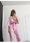 Sally Bağlamalı Takım - Pembe