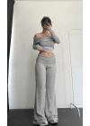 Sarah Yumoş Takım - Gri