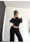 Sarah Yumoş Takım - Siyah