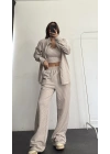Silvia Gömlek Takım - Bej