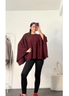 Sonya Panço Sweatshirt - Bordo