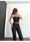 Straplez Snap Takım - Siyah