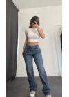 Taylor Wide Leg Jean - Yıkamalı