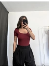 Tilda Bodysuit - Bordo