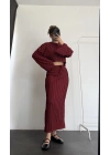 Vania Etekli Takım - Bordo