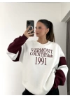 Vermont Sweatshirt - Bordo