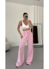 Vienna Salaş Pantolon - Pembe