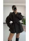 Vina Kısa Trençkot - Antrasit