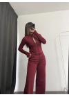 Warsha Fermuarlı Takım - Bordo
