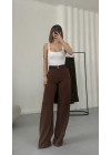 William Kemerli Pantolon - Kahve