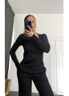 Wilma Kruvaze Bağlamalı Takım - Siyah
