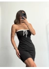 Yulia Mini Elbise - Siyah