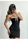Yulia Mini Elbise - Siyah