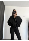 Zonia Muadil Ceket - Siyah