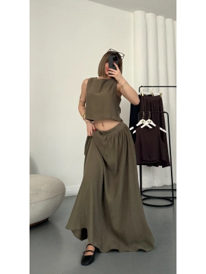 Almina Etekli Yakım - Haki