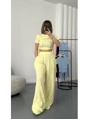 Molly Büzgülü Takım - Sarı