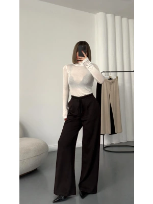 Clara İpli Pantolon - Kahve